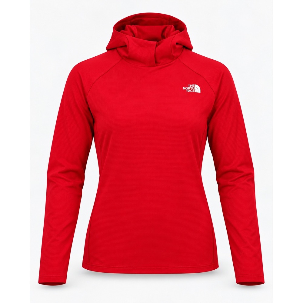 The North Face Mens Red Active Performance Hoodie Sweatshirt Medium NF0A3V6G